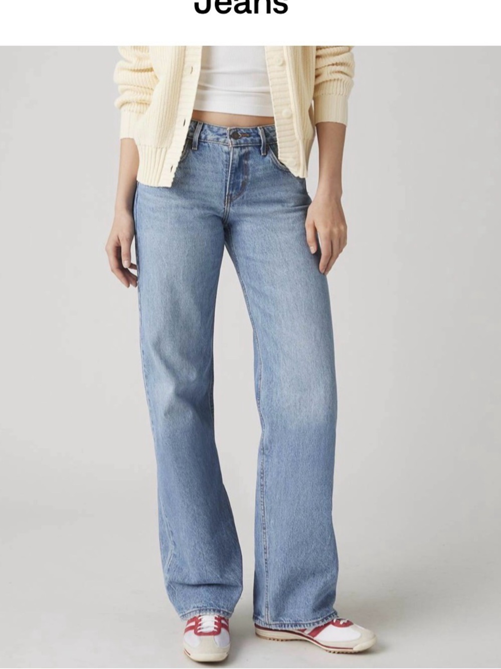 Levi’s low loose jeans